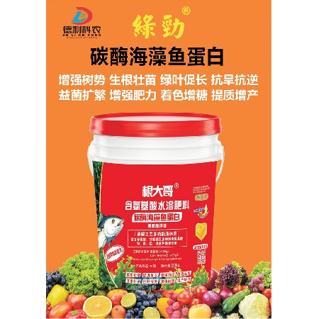 碳酶海藻鱼蛋白